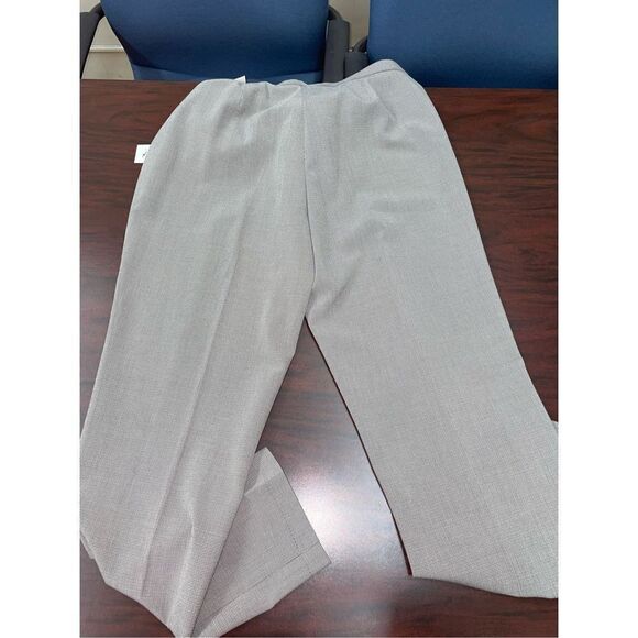 NWT Kim Rogers Black & Brown Houndstooth Average 14 Womens Dress Pants-Straight - Picture 3 of 6